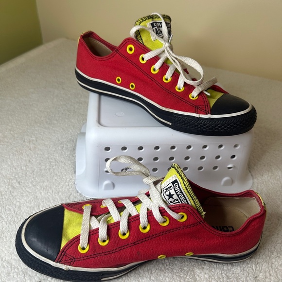 Converse Shoes - Converse Red and Yellow Sneakers
